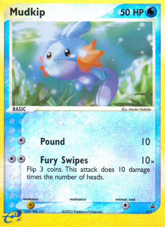 Mudkip 10/40 NP Nintendo Black Star Promos