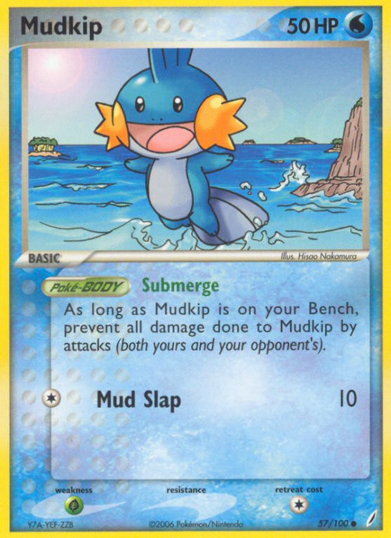 Mudkip 57/100 EX Crystal Guardians