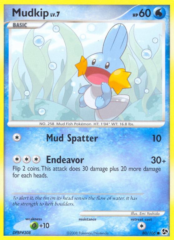 Mudkip 80/106 Diamond & Pearl Great Encounters