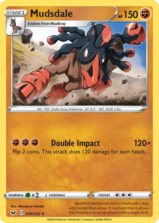 Mudsdale 106/202 Sword & Shield Sword & Shield