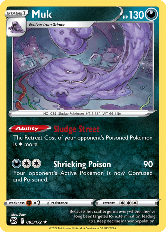 Muk 85/172 Sword & Shield Brilliant Stars