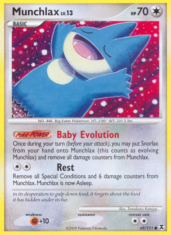 Munchlax 69/111 Platinum Rising Rivals