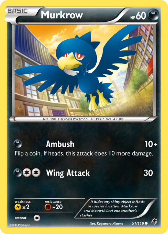 Murkrow 51/119 XY Phantom Forces