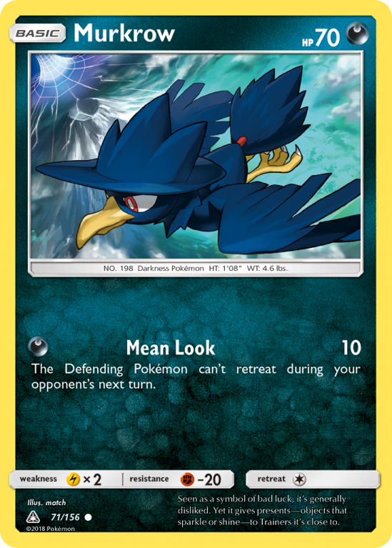 Murkrow 71/156 Sun & Moon Ultra Prism