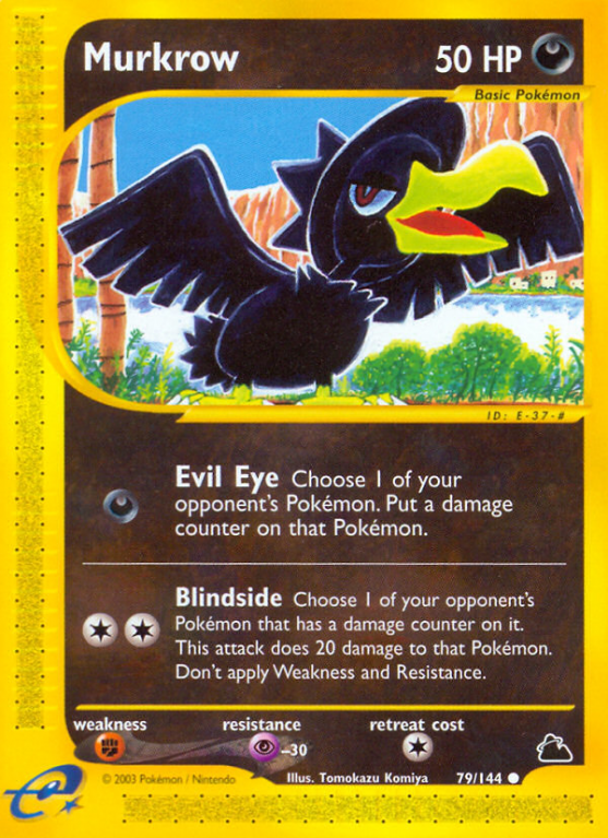 Murkrow 79/182 E-Card Skyridge