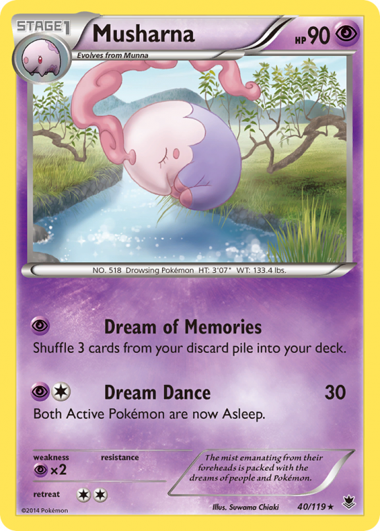 Musharna 40/119 XY Phantom Forces
