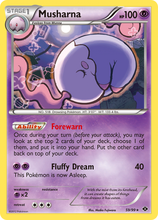 Musharna 59/99 Black & White Next Destinies