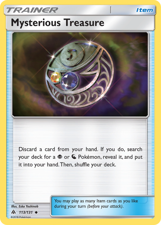 Mysterious Treasure 113/131 Sun & Moon Forbidden Light