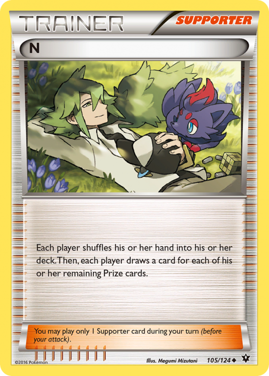 N 105/124 XY Fates Collide