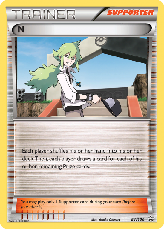 N BW100/101 Black & White BW Black Star Promos