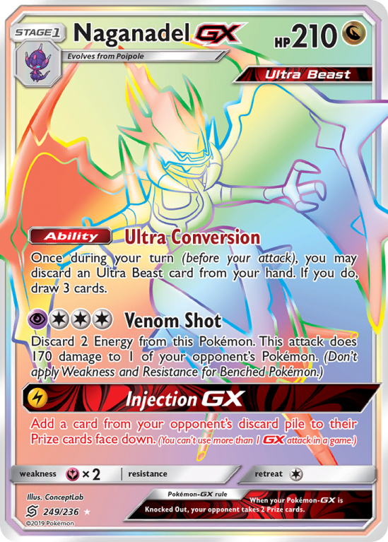 Naganadel-GX 249/236 Sun & Moon Unified Minds