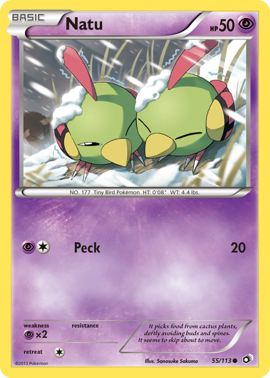 Natu 55/113 Black & White Legendary Treasures