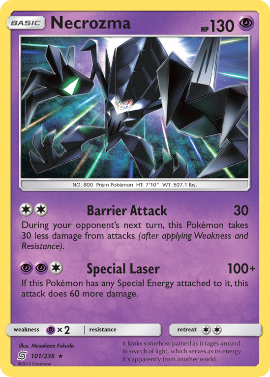 Necrozma 101/236 Sun & Moon Unified Minds