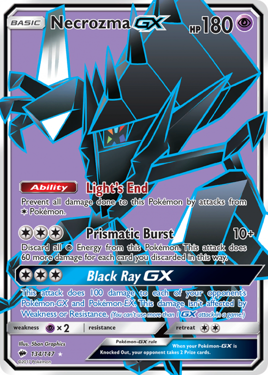 Necrozma-GX 134/147 Sun & Moon Burning Shadows