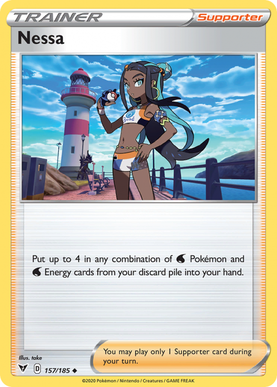 Nessa 157/185 Sword & Shield Vivid Voltage