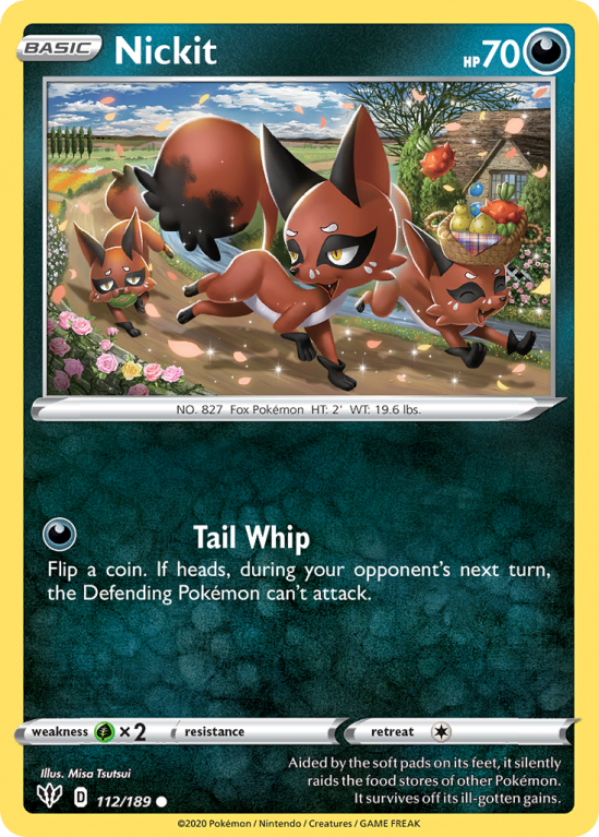 Nickit 112/189 Sword & Shield Darkness Ablaze