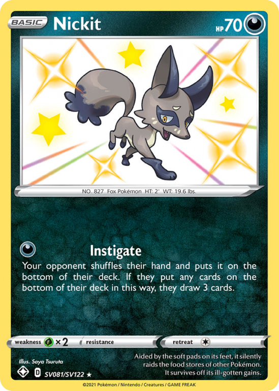 Nickit SV081/122 Sword & Shield Shiny Vault