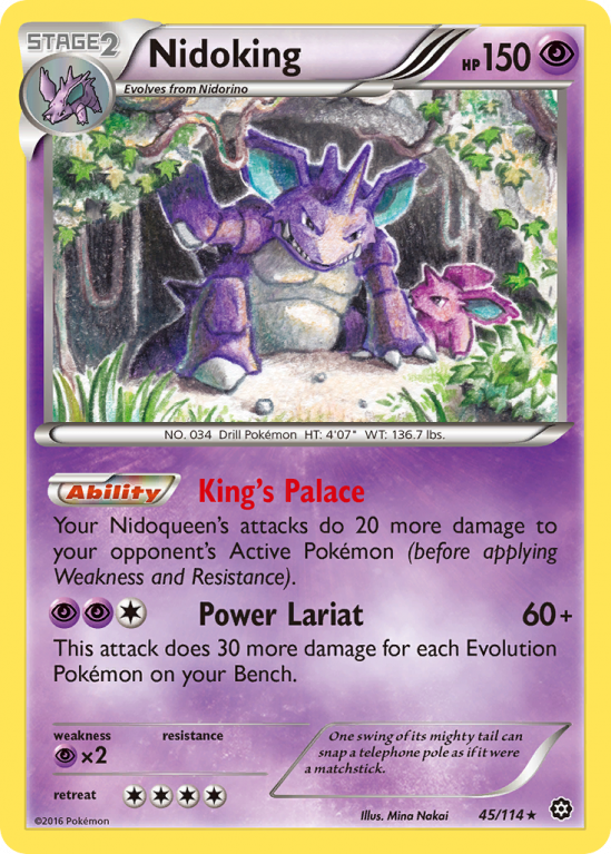 Nidoking 45/114 XY Steam Siege