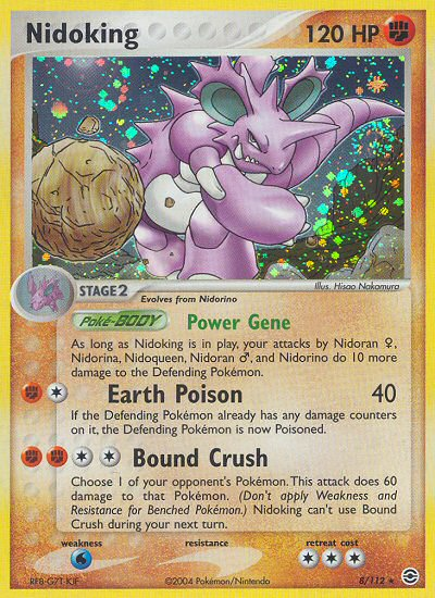 Nidoking 8/112 EX FireRed & LeafGreen