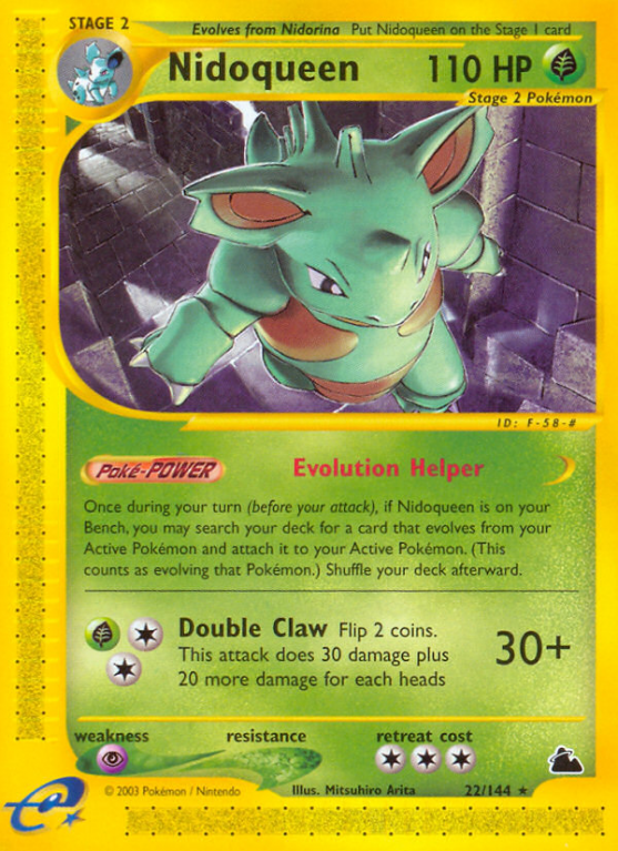 Nidoqueen 22/182 E-Card Skyridge
