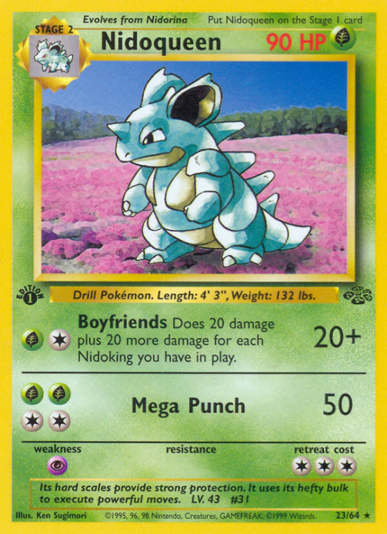 Nidoqueen 23/64 Base Jungle
