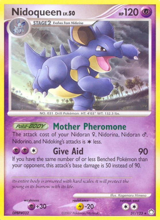 Nidoqueen 31/123 Diamond & Pearl Mysterious Treasures
