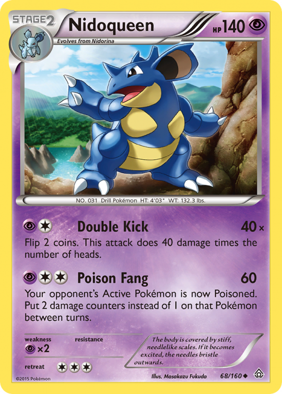 Nidoqueen 68/160 XY Primal Clash