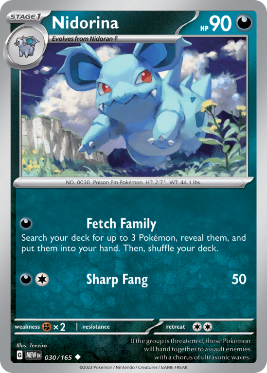Nidorina 30/165 Scarlet & Violet 151