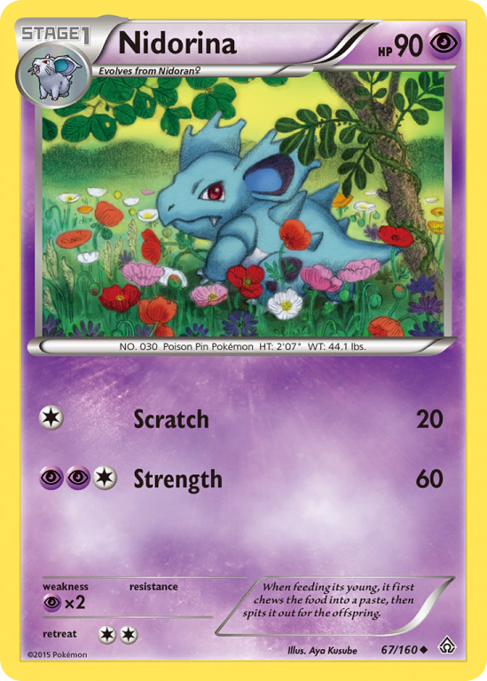 Nidorina 67/160 XY Primal Clash