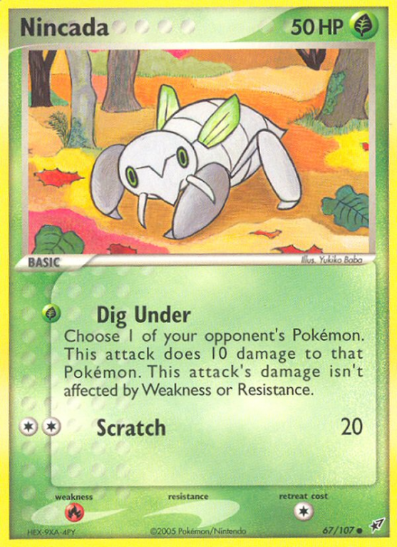 Nincada 67/107 EX Deoxys