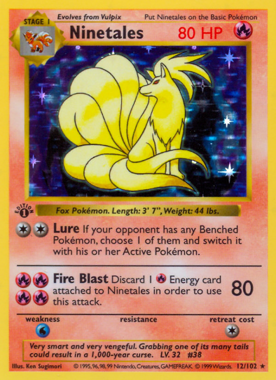 Ninetales 12/102 Base Base Set