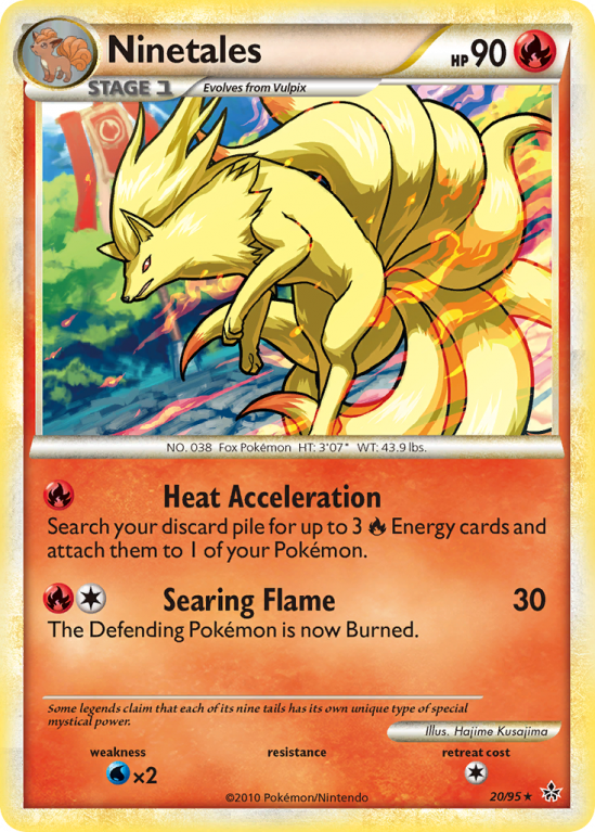 Ninetales 20/95 HeartGold & SoulSilver HS—Unleashed
