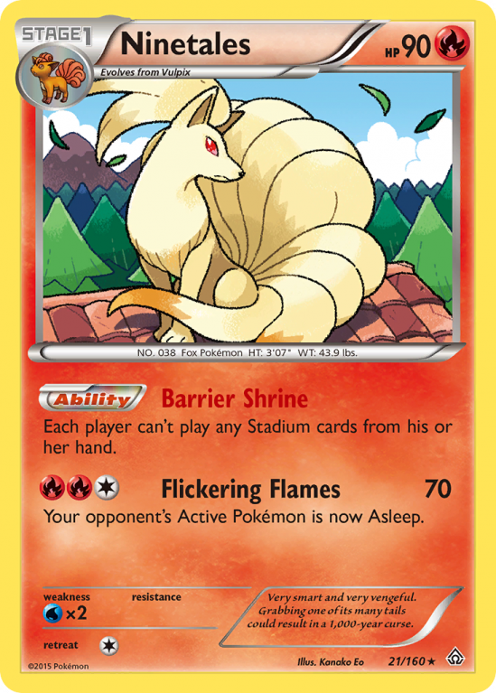 Ninetales 21/160 XY Primal Clash