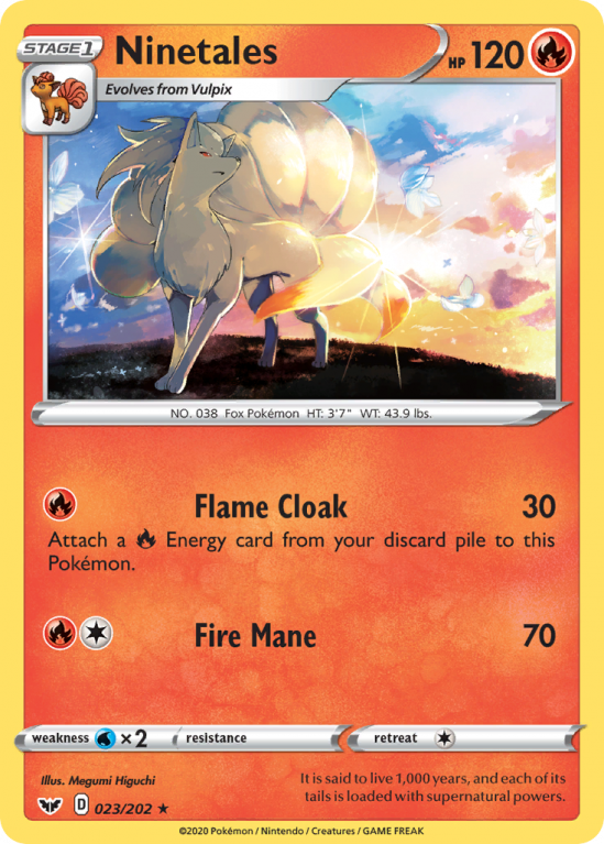 Ninetales 23/202 Sword & Shield Sword & Shield