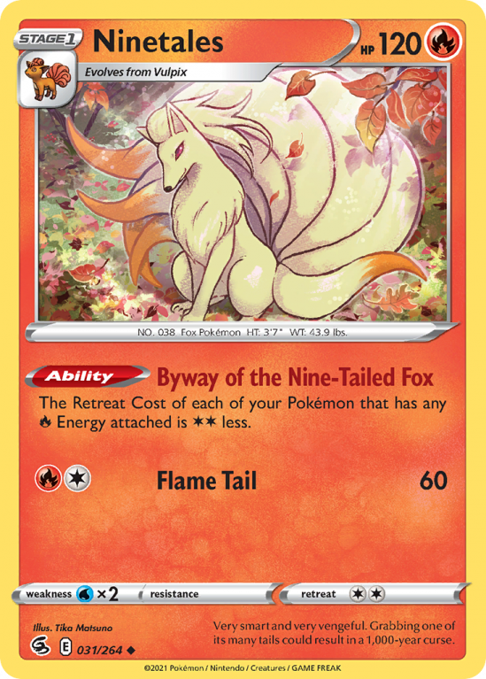 Ninetales 31/264 Sword & Shield Fusion Strike