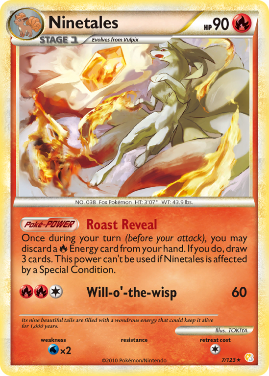 Ninetales 7/123 HeartGold & SoulSilver HeartGold & SoulSilver