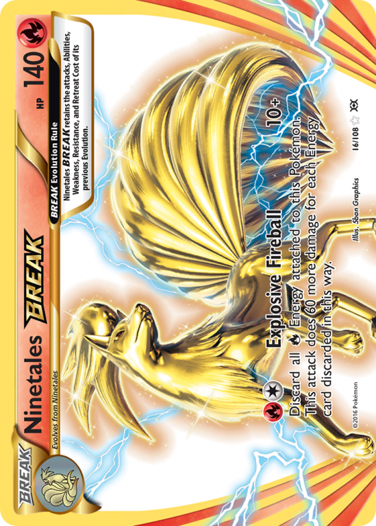Ninetales BREAK 16/108 XY Evolutions