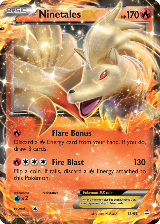 Ninetales-EX 13/115 XY Generations