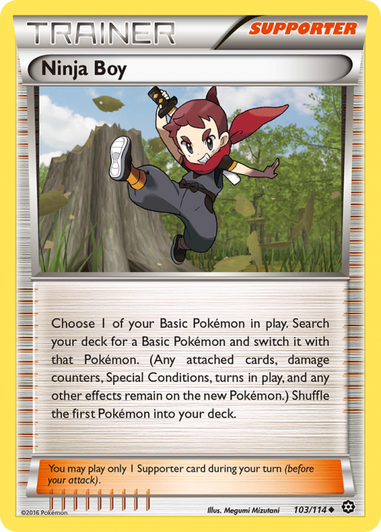Ninja Boy 103/114 XY Steam Siege