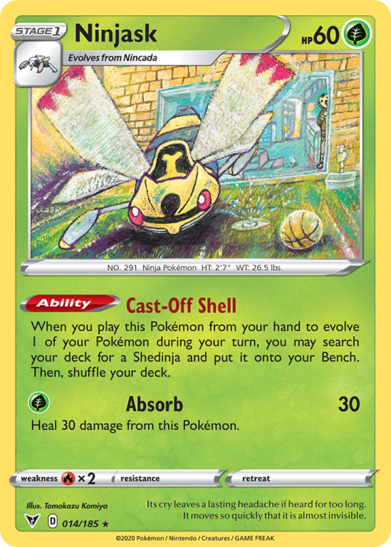 Ninjask 14/185 Sword & Shield Vivid Voltage