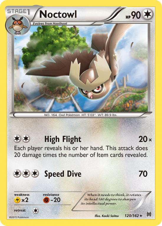 Noctowl 120/162 XY BREAKthrough