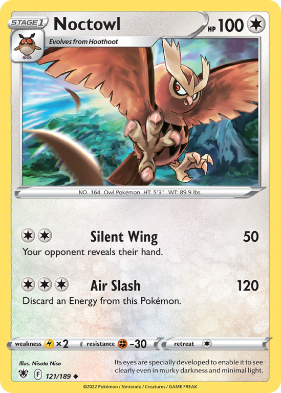Noctowl 121/189 Sword & Shield Astral Radiance