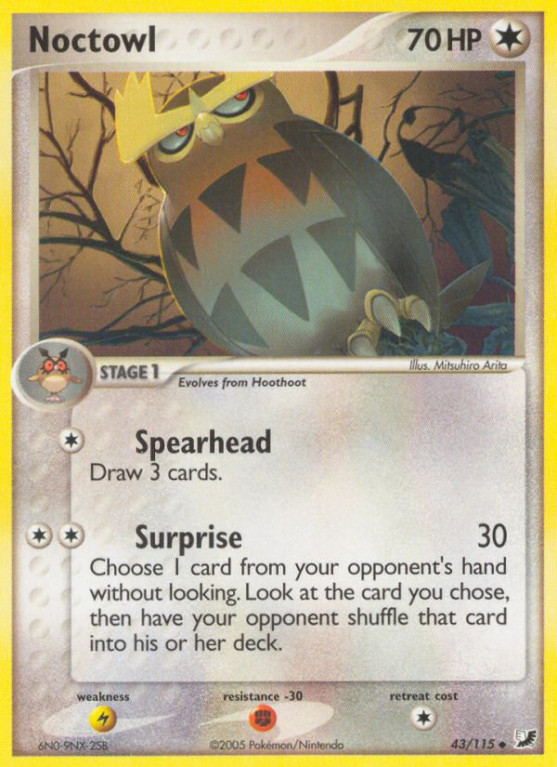 Noctowl 43/115 EX Unseen Forces
