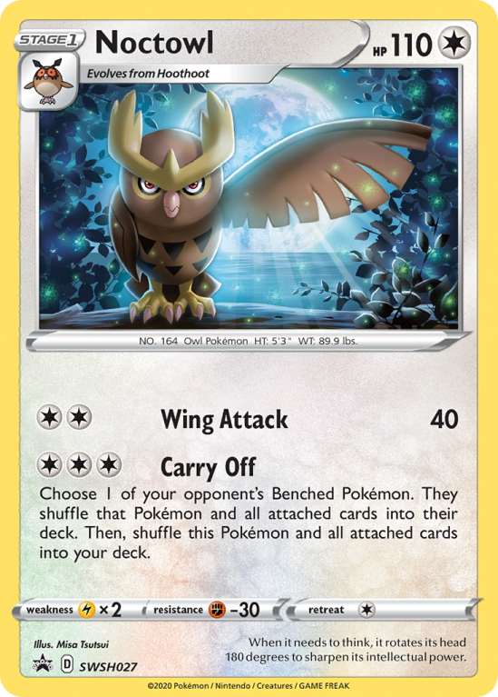 Noctowl SWSH027/103 Sword & Shield SWSH Black Star Promos