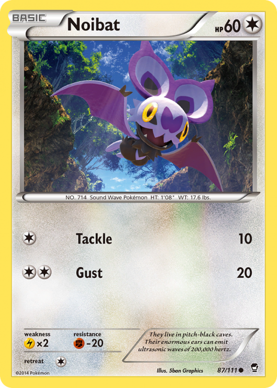 Noibat 87/111 XY Furious Fists