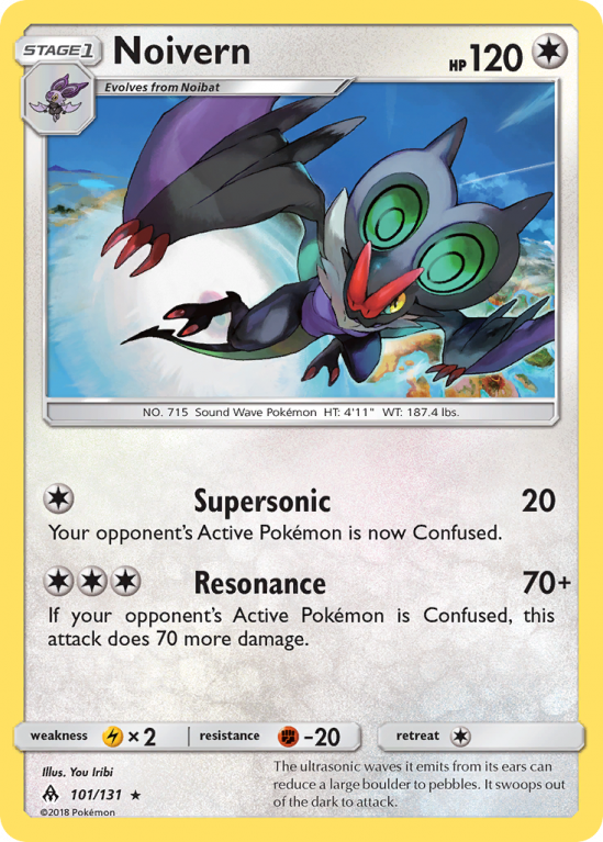 Noivern 101/131 Sun & Moon Forbidden Light