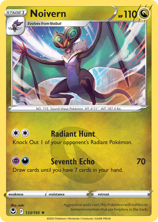 Noivern 133/195 Sword & Shield Silver Tempest