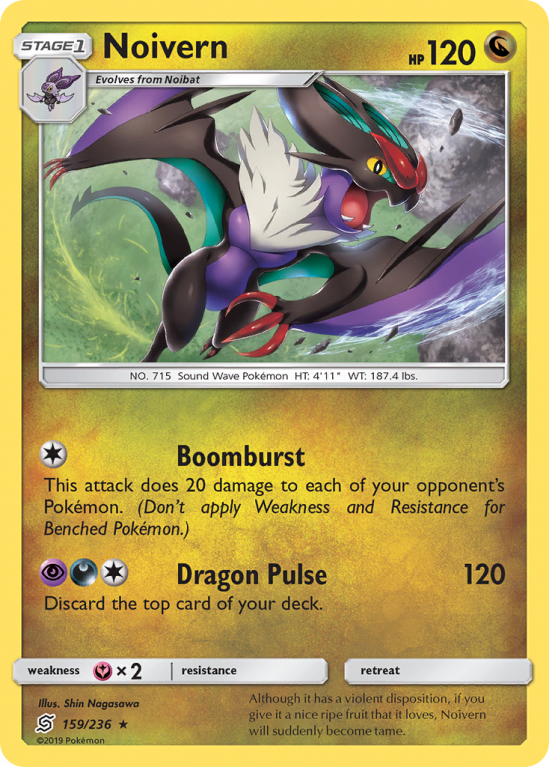 Noivern 159/236 Sun & Moon Unified Minds
