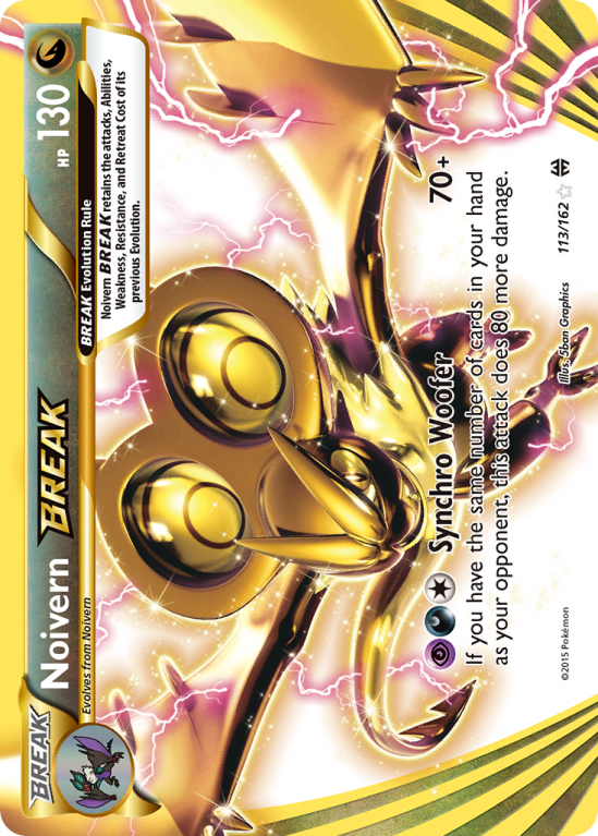 Noivern BREAK 113/162 XY BREAKthrough
