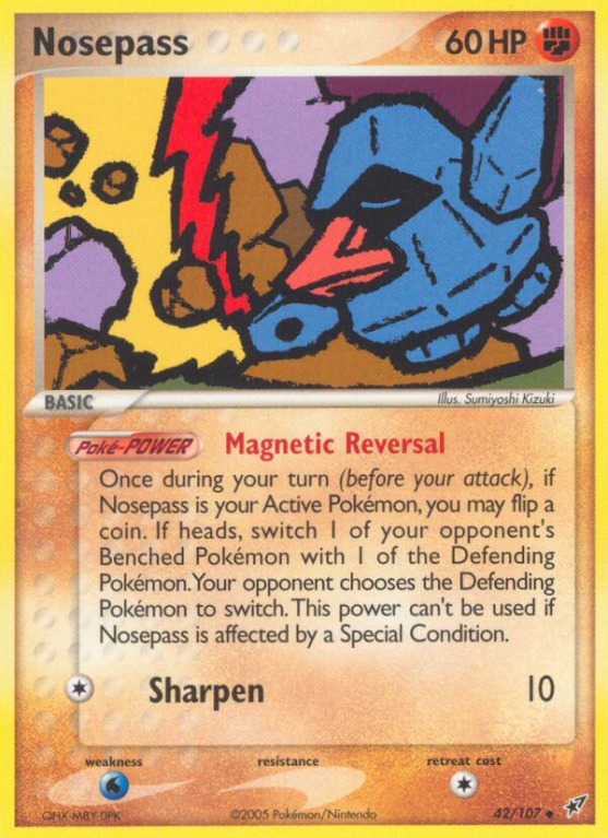 Nosepass 42/107 EX Deoxys